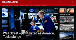 Desktop Screenshot of breakingthenews.net